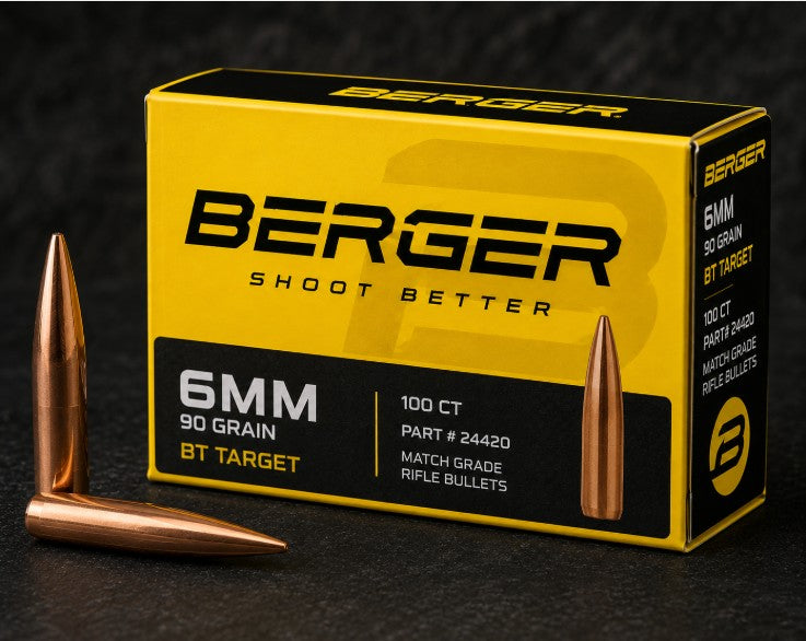 Berger 6mm 90 GR BT Target (100)