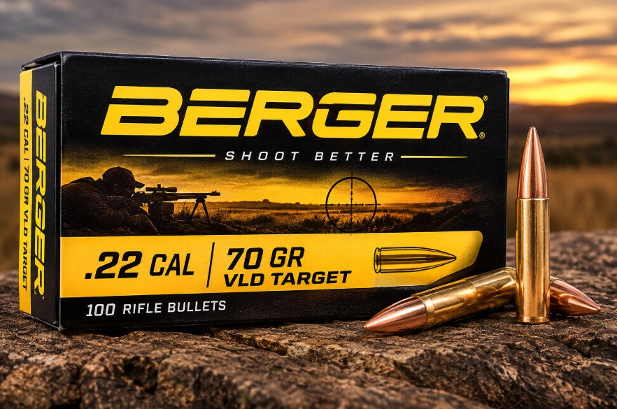 Berger .22 Cal 70 GR VLD Target (100)
