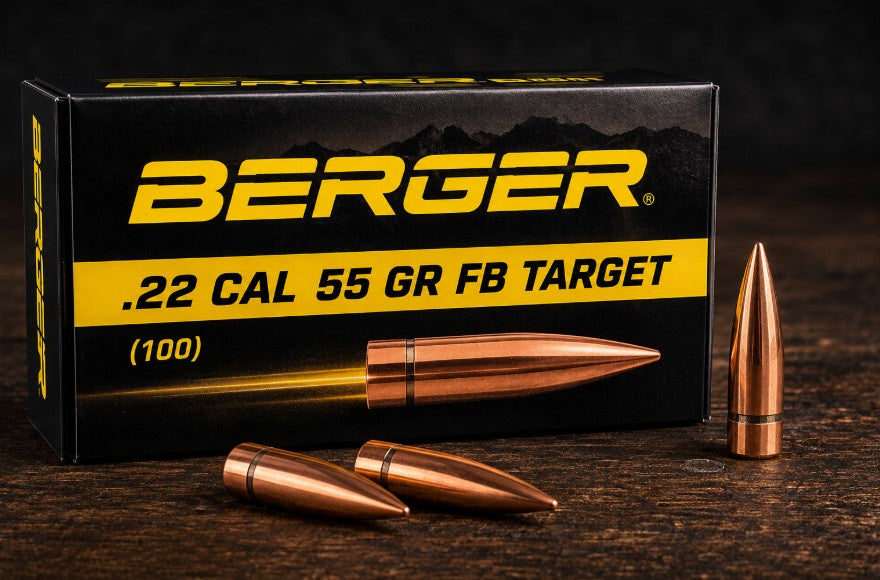 Berger .22 Cal 55 GR FB Target (100)