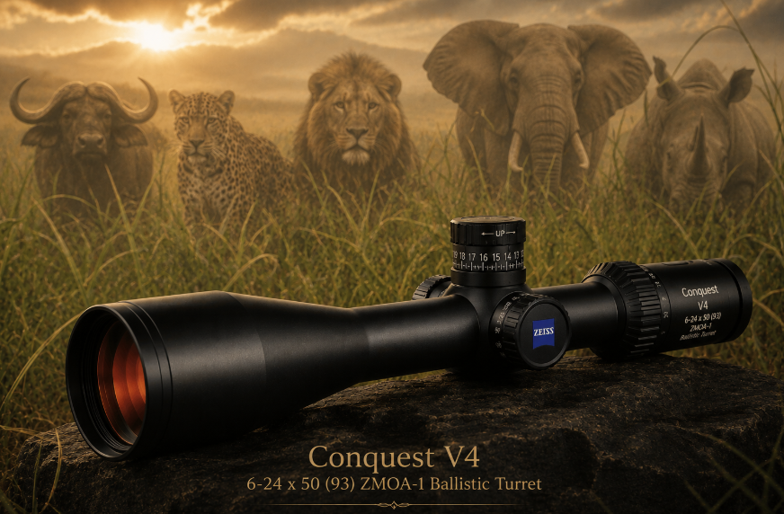 Conquest V4 6-24 x 50 (93) ZMOA-1 Ballistic Turret