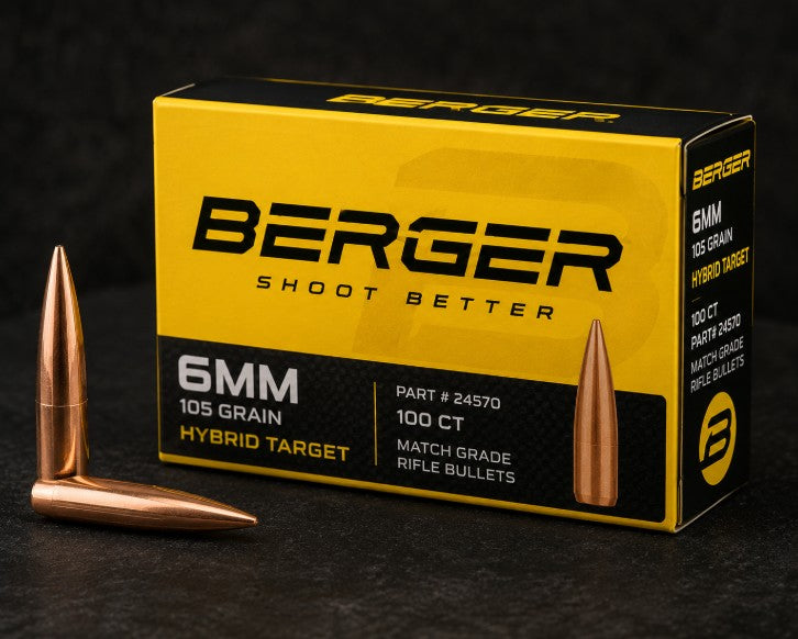 Berger 6mm 105 GR Hybrid Target (100)